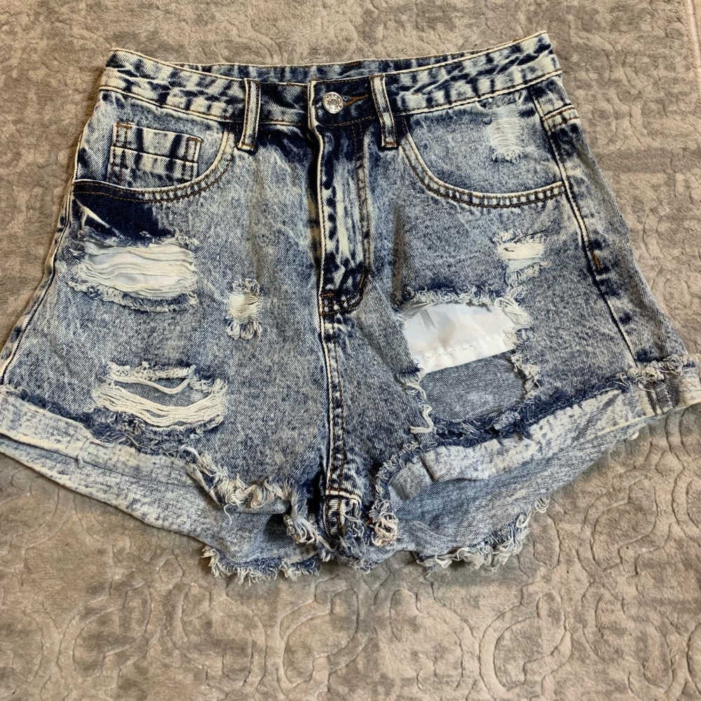 Womens denim shorts-size xs